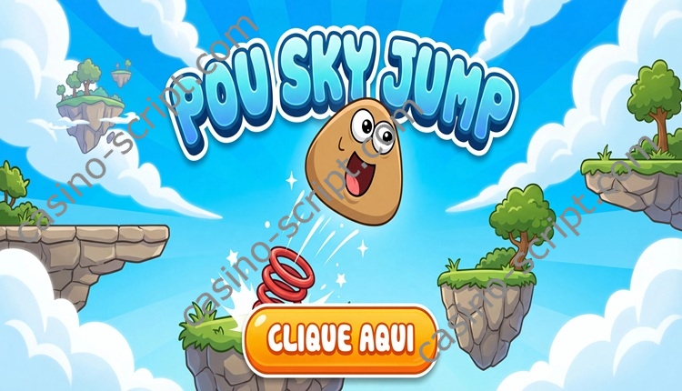 Pou Sky Jump Casino Game Source Code