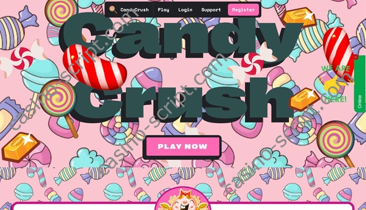 Candy Crush Casino Source Code with frontend and backend